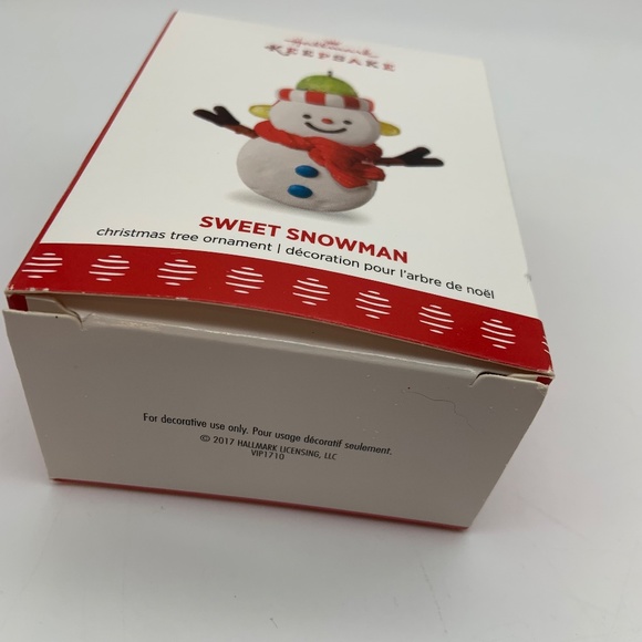 Hallmark Keepsake Sweet Snowman 2017 Limited Edition Christmas Ornament - Picture 13 of 13